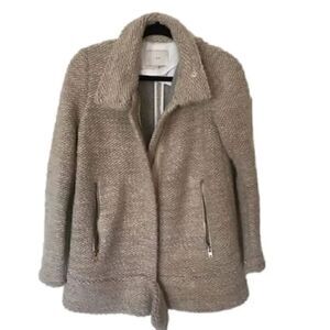 IRO Wool Blend Jacket Sweater Coat